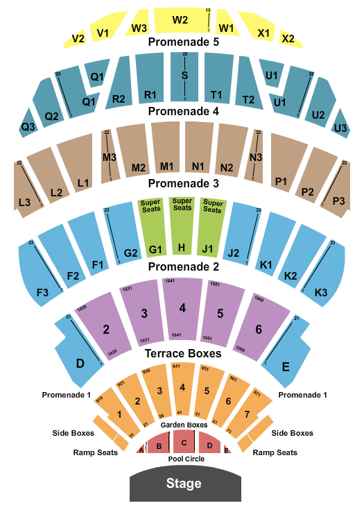 Hollywood Bowl Boris Brejcha Seating Chart